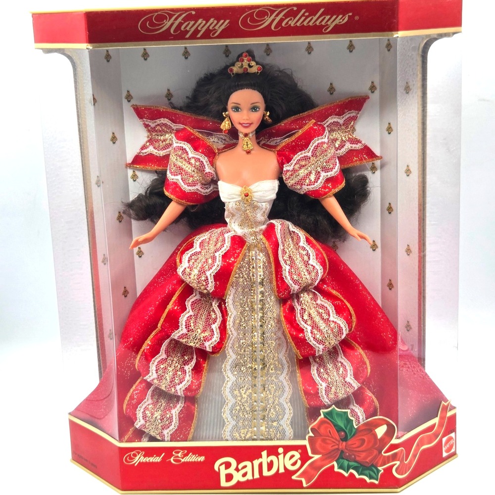 Collectible Happy Holiday 10th Anniversary Edition Barbie 1997 -# 17832 NRFB